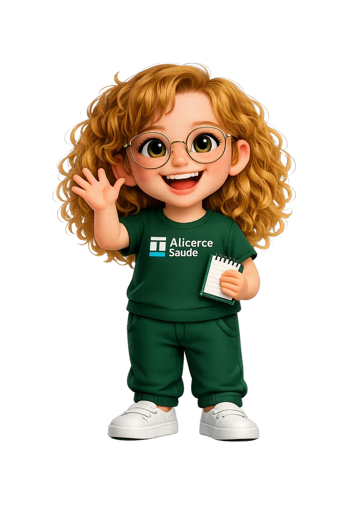 Alice, copiloto clínica de IA do Alicerce Saúde